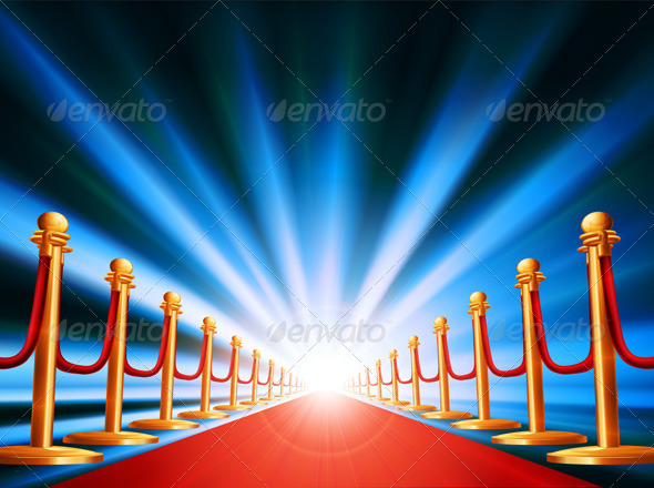 Red carpet entrance - Conceptual Vectors