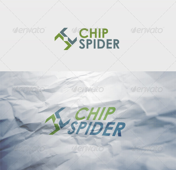Chip Spider Logo - Vector Abstract