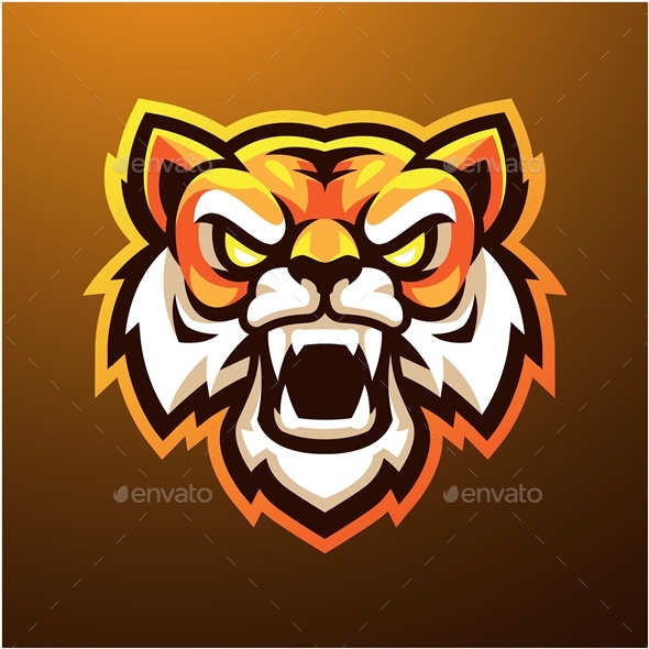 Tiger Head Mascot, Vectors | GraphicRiver