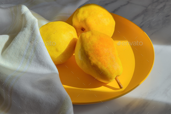 Organic ripe fresh pears - Stock Photo - Images