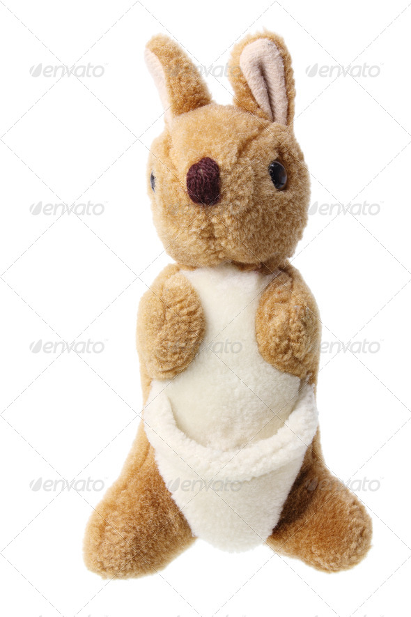 Kangaroo Soft Toy - Stock Photo - Images