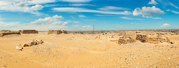 Desert on a sunny day - Stock Photo - Images