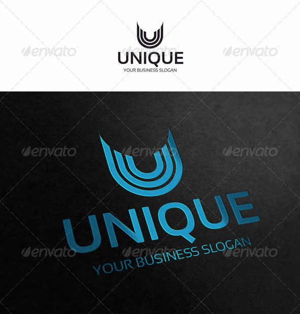 U - Letter Logo - Letters Logo Templates