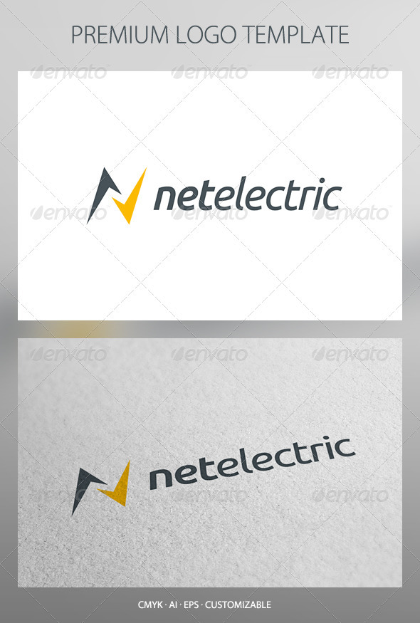 Net Electric Logo Template - Letters Logo Templates