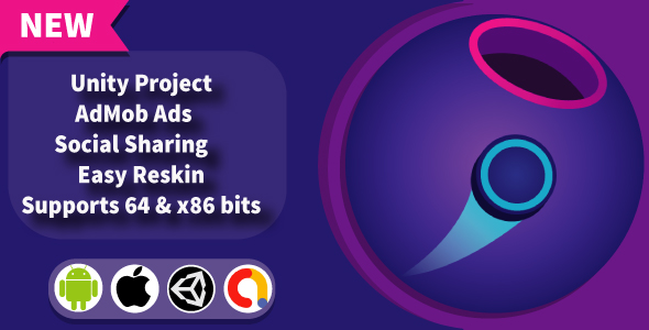 Hit The Hole 3D - Unity Game Template + Admob + Gdpr