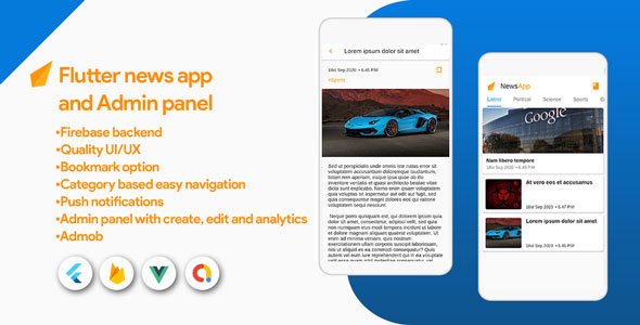 Flutter News App Pro with Admin Panel