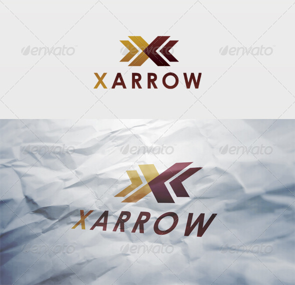X Arrow Logo - Letters Logo Templates