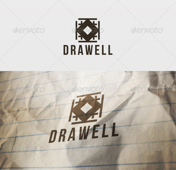 Draw Well Logo - Vector Abstract