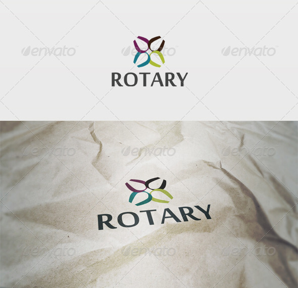 Rotary Logo - Vector Abstract
