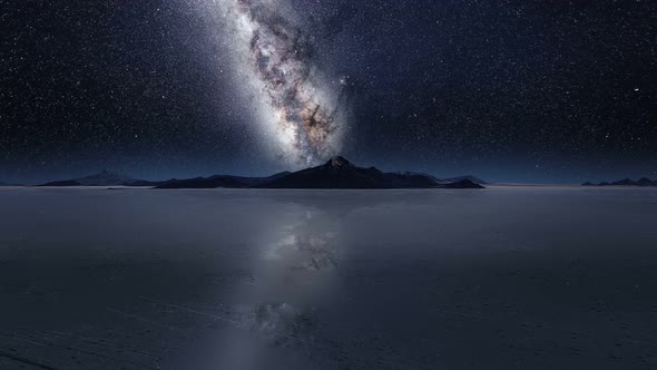 Bolivia Uyuni Salt Milkyway Timelapse alt