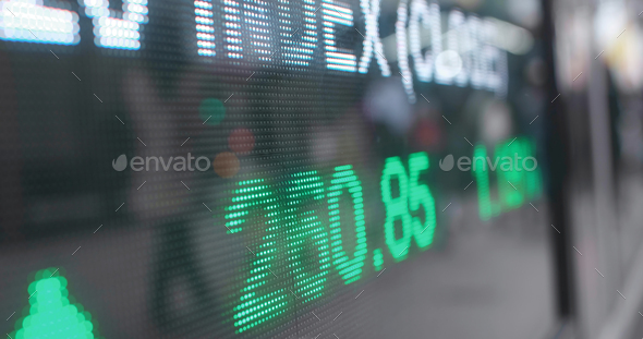 Stock market prices - Stock Photo - Images
