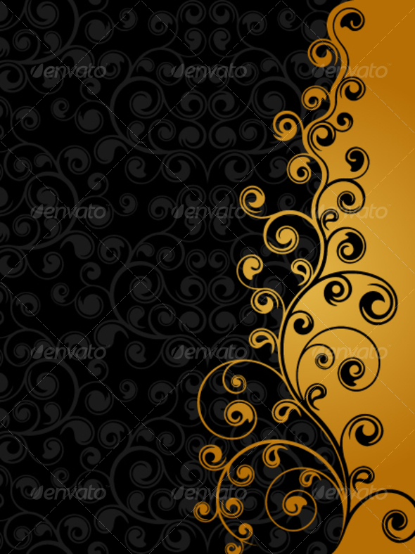 Abstract floral background - Patterns Decorative