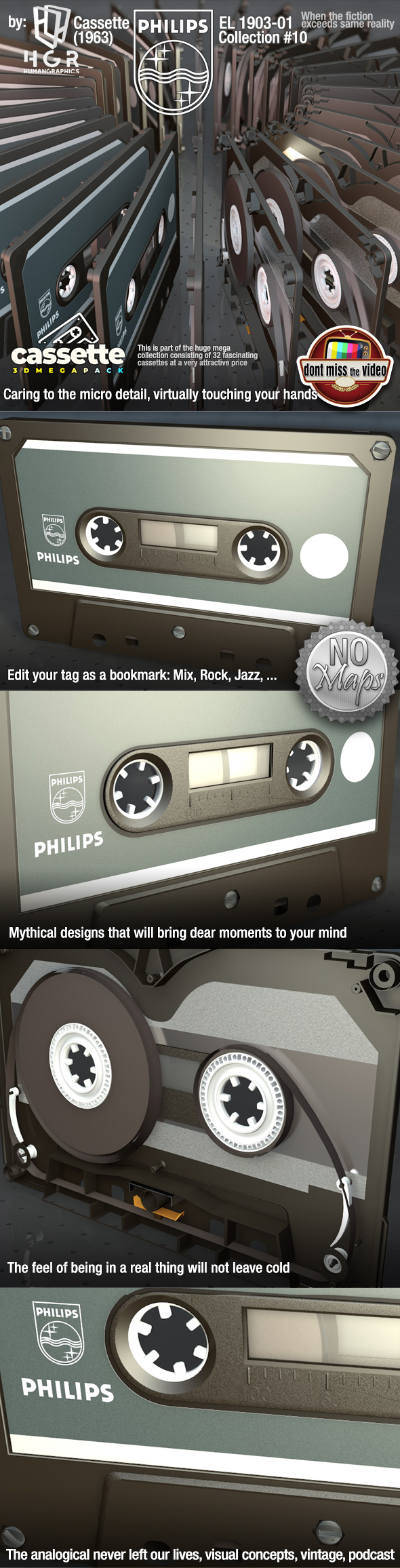 Cassette Phillips EL - 3Docean 28637811