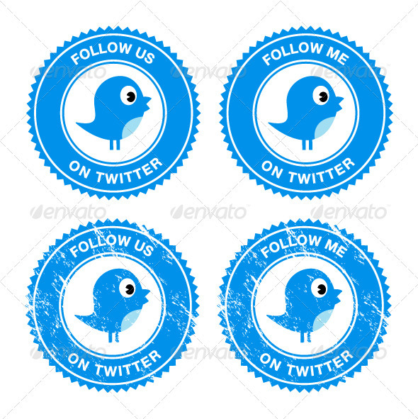Twitter Blue Bird - Decorative Vectors