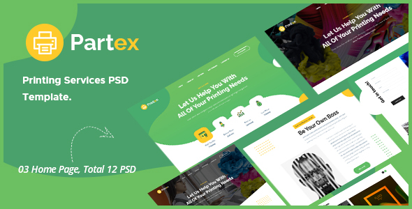 Partex - Printing - ThemeForest 28639019