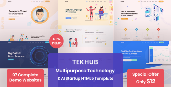 Tekhub - Multipurpose - ThemeForest 26499491