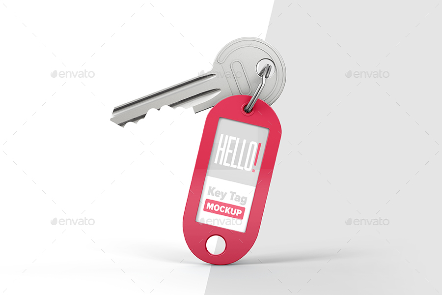 Key Tag Mockup by Freesunka GraphicRiver