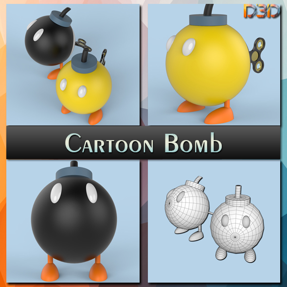 Cartoon Bomb - 3Docean 28661677
