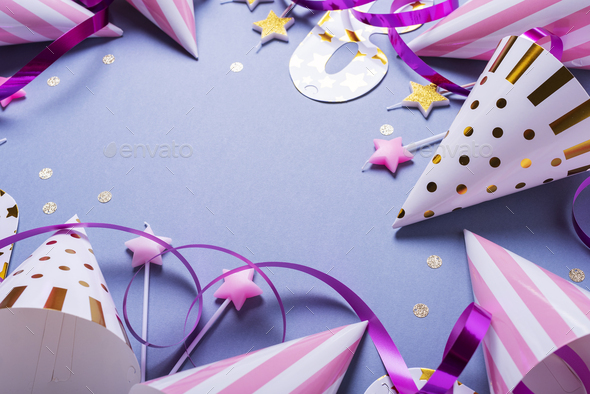 Birthday party invitation card - Stock Photo - Images