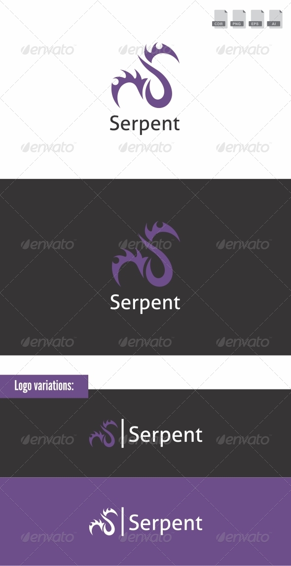 Serpent - Animals Logo Templates