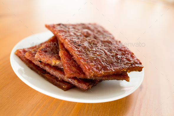 Dried pork - Stock Photo - Images