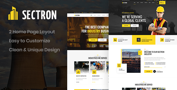Sectron - Industrial - ThemeForest 28667232