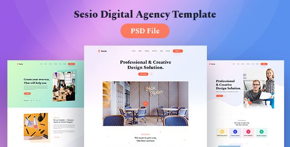 Sesio - Digital - ThemeForest 28672004