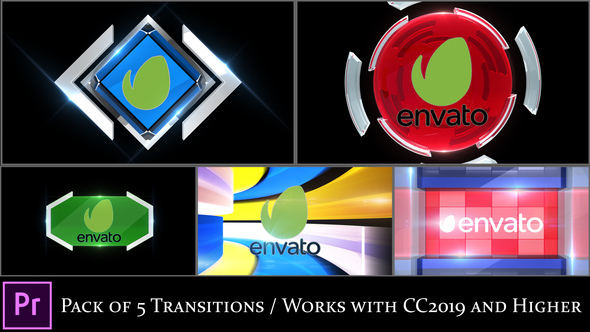 Broadcast Logo Transition Pack V3 - Premiere Pro