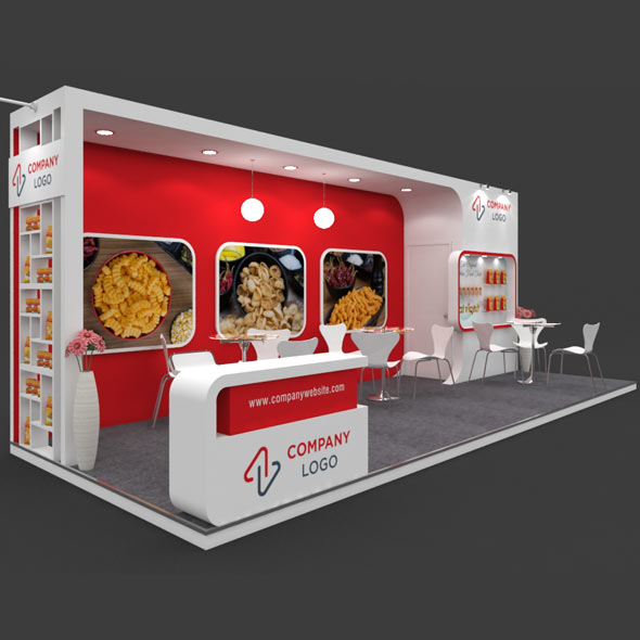 Exhibition Booth 3D - 3Docean 28673353