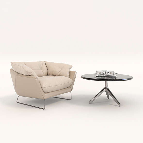 Contemporary Design Armchair - 3Docean 28673532