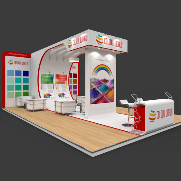 Exhibition Booth 3D - 3Docean 28673540