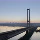 Kyiv Bridge Sunset City Traffic - VideoHive Item for Sale