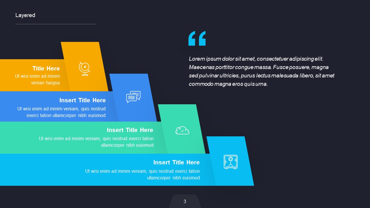 Layered Infographic PowerPoint Presentation Template, Presentation ...