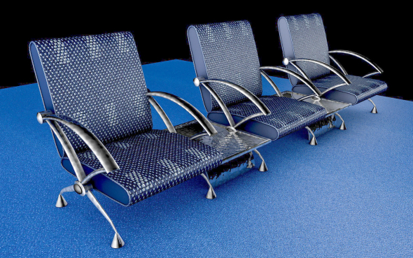 Airport Chair 2 - 3Docean 28677597