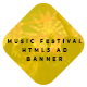 Music Festival HTML5 Ad Banner