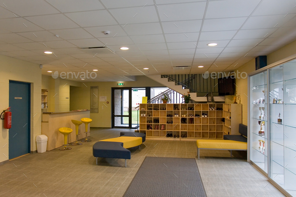 Fitness Center Lobby - Stock Photo - Images