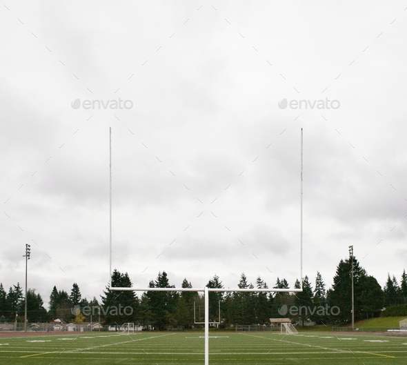Football Field and Goalpost
