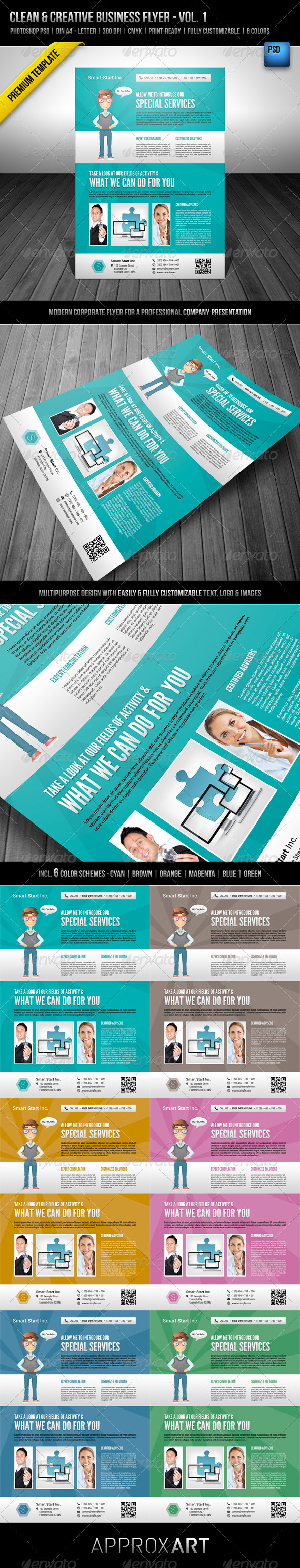 Clean & Creative Business Flyer - Vol. 1 - Corporate Flyers