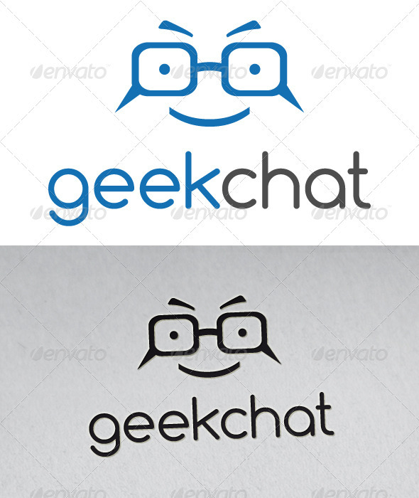 Geek Chat Logo - Symbols Logo Templates