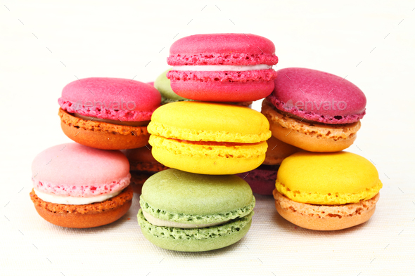 Colorful macaroons - Stock Photo - Images