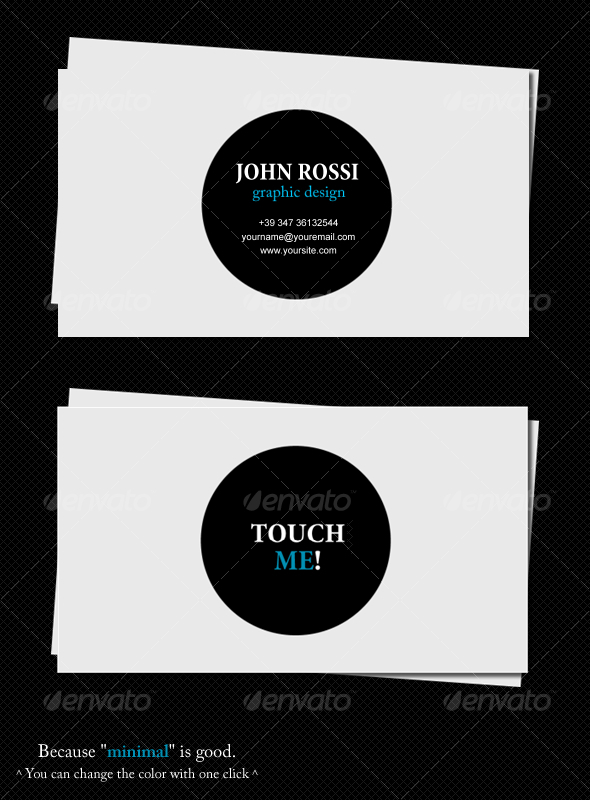 Minimal card - Corporate Business Cards
