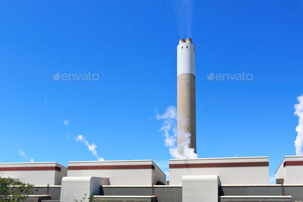 coal fired power station - Stock Photo - Images