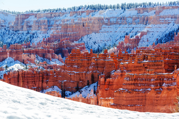Winter in Bryce - Stock Photo - Images