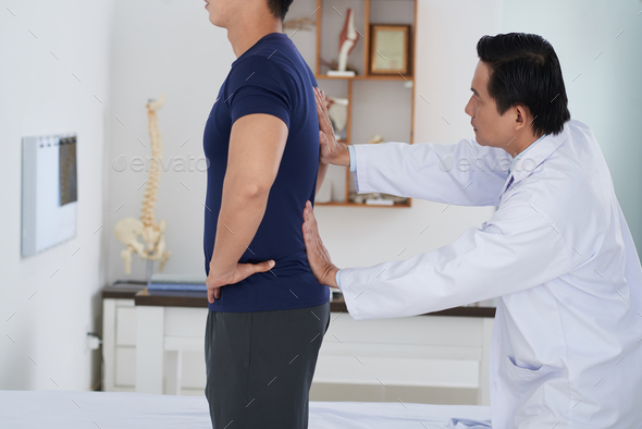 Examining spine - Stock Photo - Images