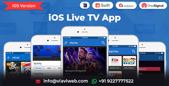 iOS Live TV - CodeCanyon 16698131