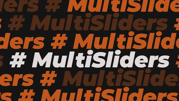 Multi Sliders - VideoHive 28701235