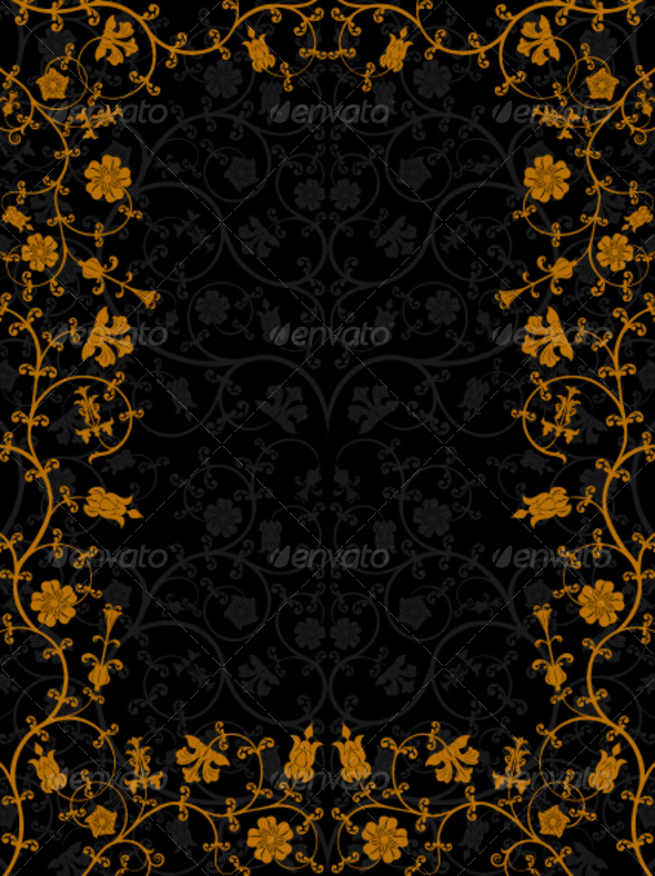 Floral frame - Borders Decorative