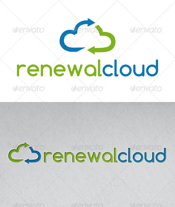 Renewable Cloud Logo - Nature Logo Templates