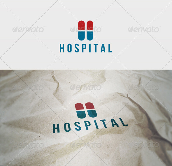 Hospital Logo - Letters Logo Templates