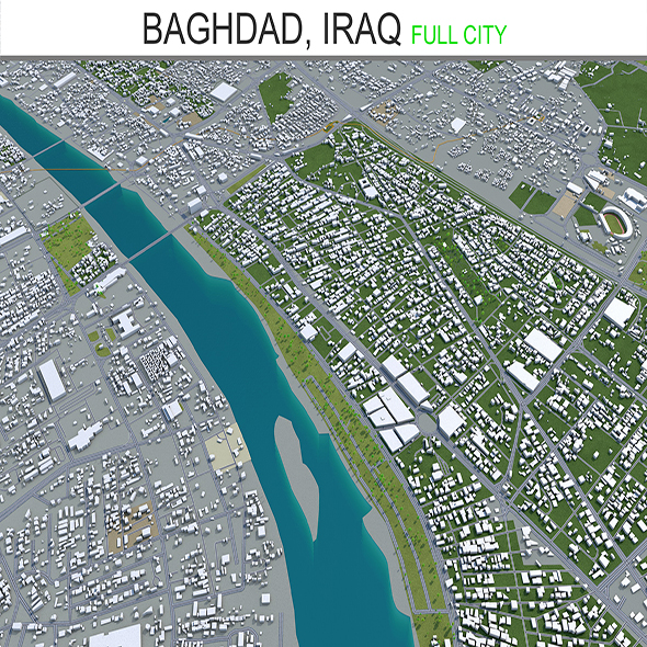 Baghdad city Iraq - 3Docean 28713989